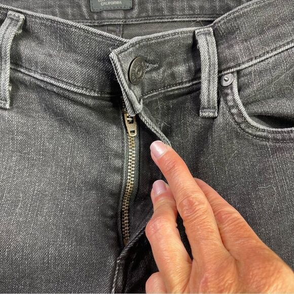 Citizens of Humanity Jeans Women’s 25 Black Skinny Leg High Rise Rocket - Picture 3 of 16